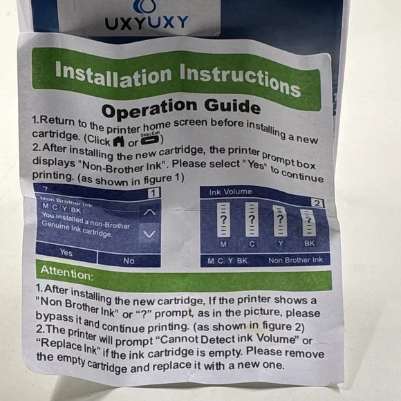 CB-LC404-4PK Ink Black, Blue, Magenta Colors Only.  No Yellow Ink. Read Descript - Picture 8 of 12